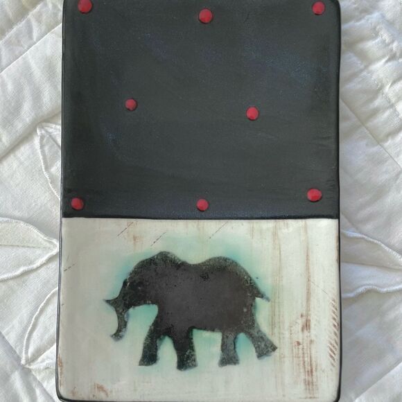 Elsona Hand Painted in Africa Dish/Tray - Picture 2 of 7